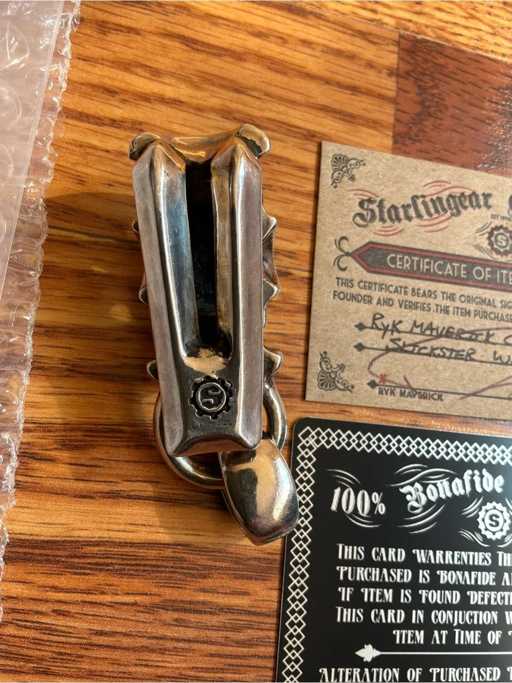 STARLINGEAR Sterling Silver 925 Skull Keychain